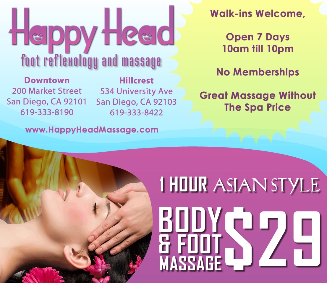 Happy Head Massage In San Diego Opens New Massage Center In Pacific Beach